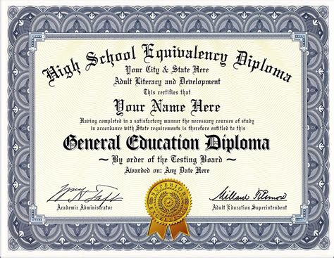 copy of ged diploma.